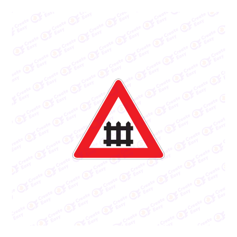 Level crossing signal Royalty free png image