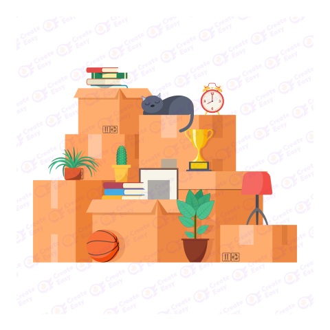 Concept Moving House free png image