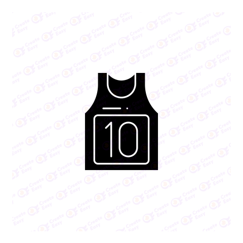 Basketball jersey free png image