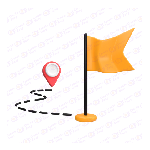Flag Vector Icon free png 3d image