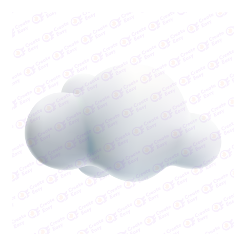 White Cloud free 3d png image