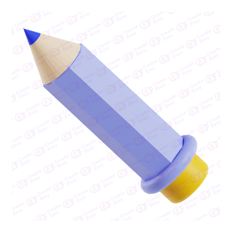 Pencil free 3d png image