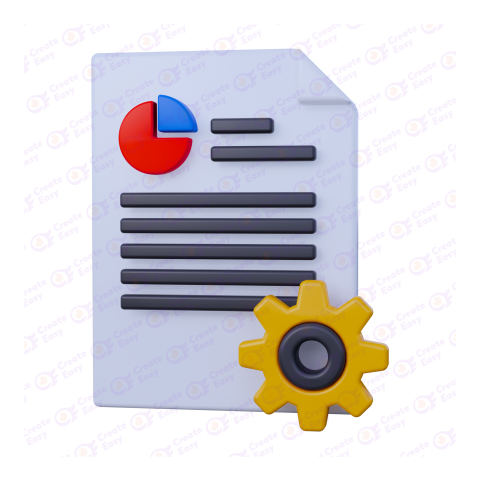 Reporting 3d free png image