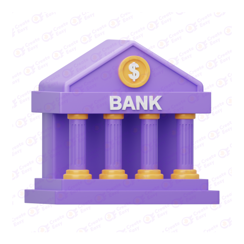 Bank 3d free png image