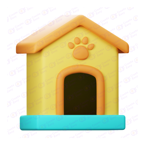 3D Pet House Free png image