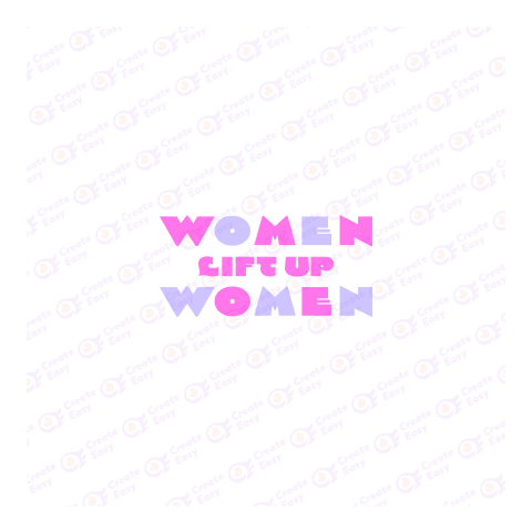 Women Lift Up Women Flat geometric management icon