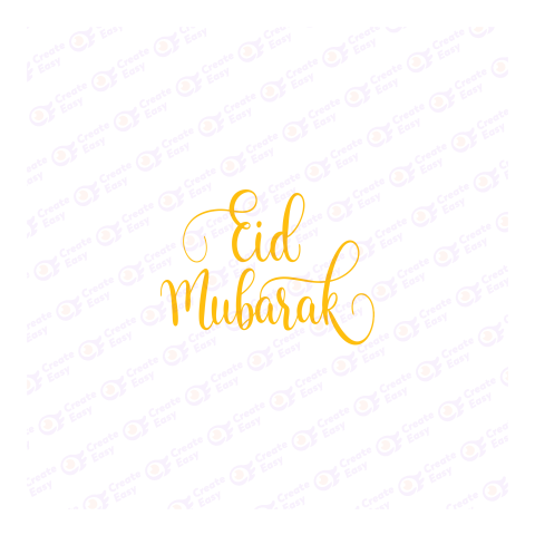 Eid Mubarak Flat free png image