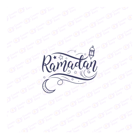 Ramadan Kareem Flat free png image
