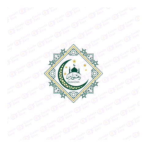 Ramadan Kareem Flat free png image