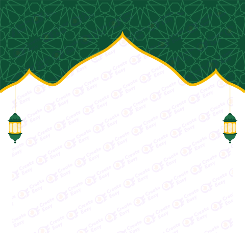 Islamic Frame Flat free png image