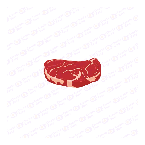 Red meat Flat free png image