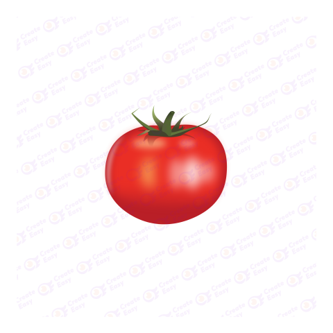 Tomato isolated flat free png image