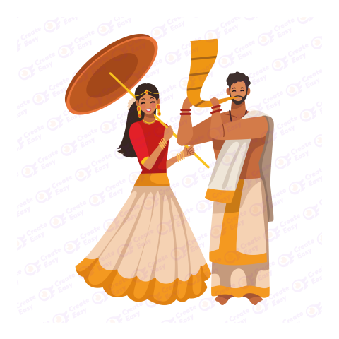 Onam Flat icon free png image