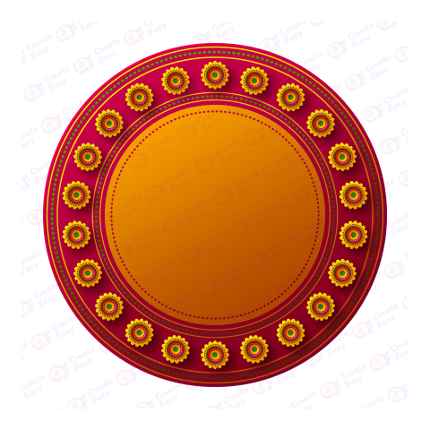 Durga Puja Flat icon free png image