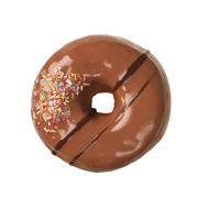 Chocolate donut createeasy png