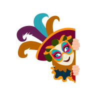 Clown show vector art createeasy png