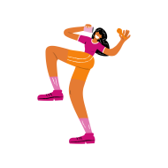Girl vector art createeasy png