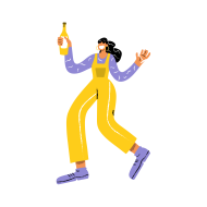 Girl vector art createeasy png