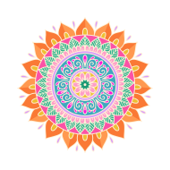 Rangoli backgound vector art png